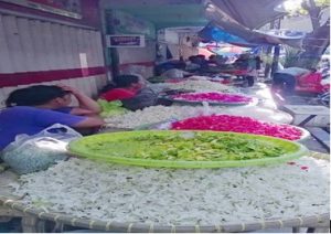 Penjual bunga musiman 