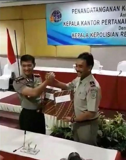 ANTISIPASI MAFIA TANAH ATR_BPN GANDENG KAPOLRESTA SIDOARJO