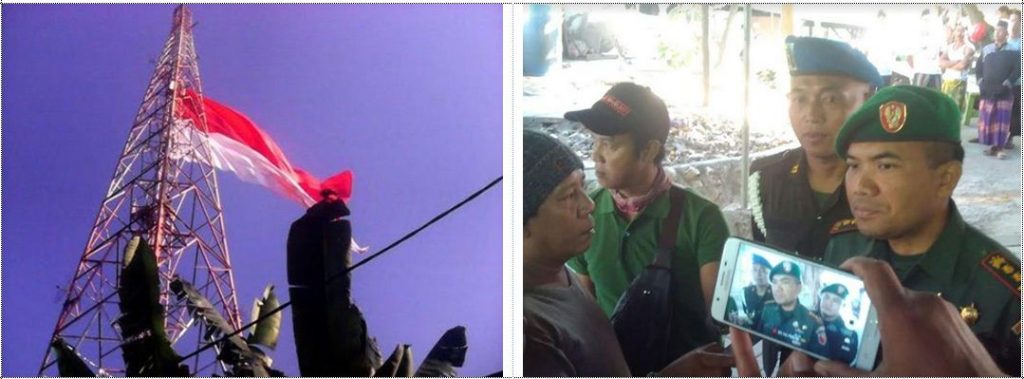 Dandim 0817Gresik, Letkol Kav Widodo Pujianto saat diwawancarai awak media