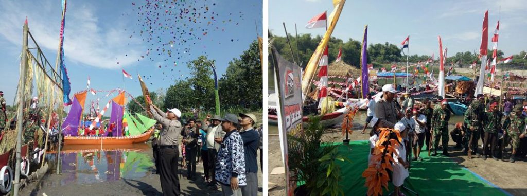 Festival Perahu Hias Bengawan Solo Bekerja Sama Dengan Polsek Rengel