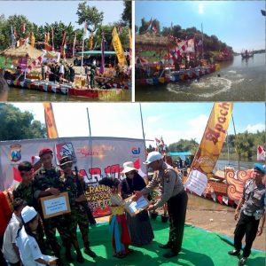Festival Perahu Hias Bengawan Solo Bekerja Sama Dengan Polsek Rengel2