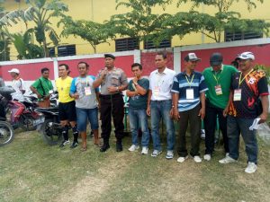Kapolsek Rengel bersama team official