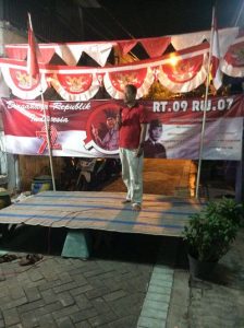 Malam Tirakatan HUT Kemerdekaan RI Ke 72 RT 09 RW 07 Kel. Manukan Kulon Surabaya