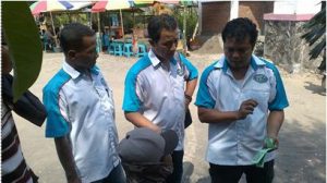 Tim investigasi MPN saat melakukan kroscek di obyek wisata Pantai Duta