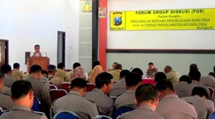 Sosialisasi di gedung Patria Tama Mapolres Blitar Kota
