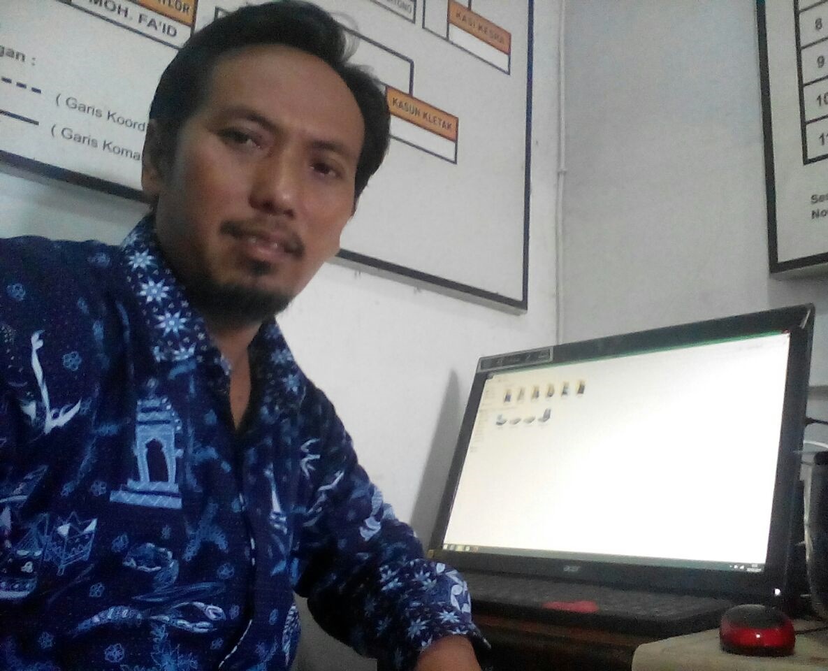 Junaidi Ahmad , salah satu peserta calon kepala Desa Putat Lor