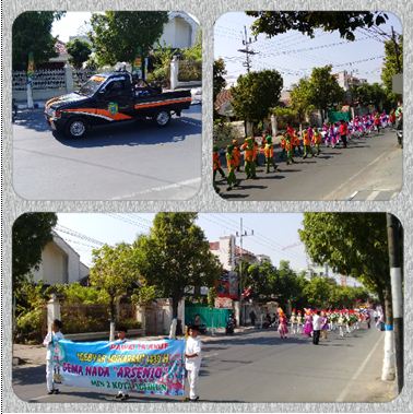 kegiatan karnaval jalan dalam peringatan 1 Muharam 1439 H.