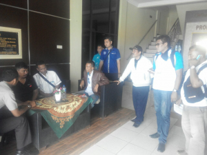 Komunitas MPN Probolinggo ketika berada di Mapolres Probolinggo