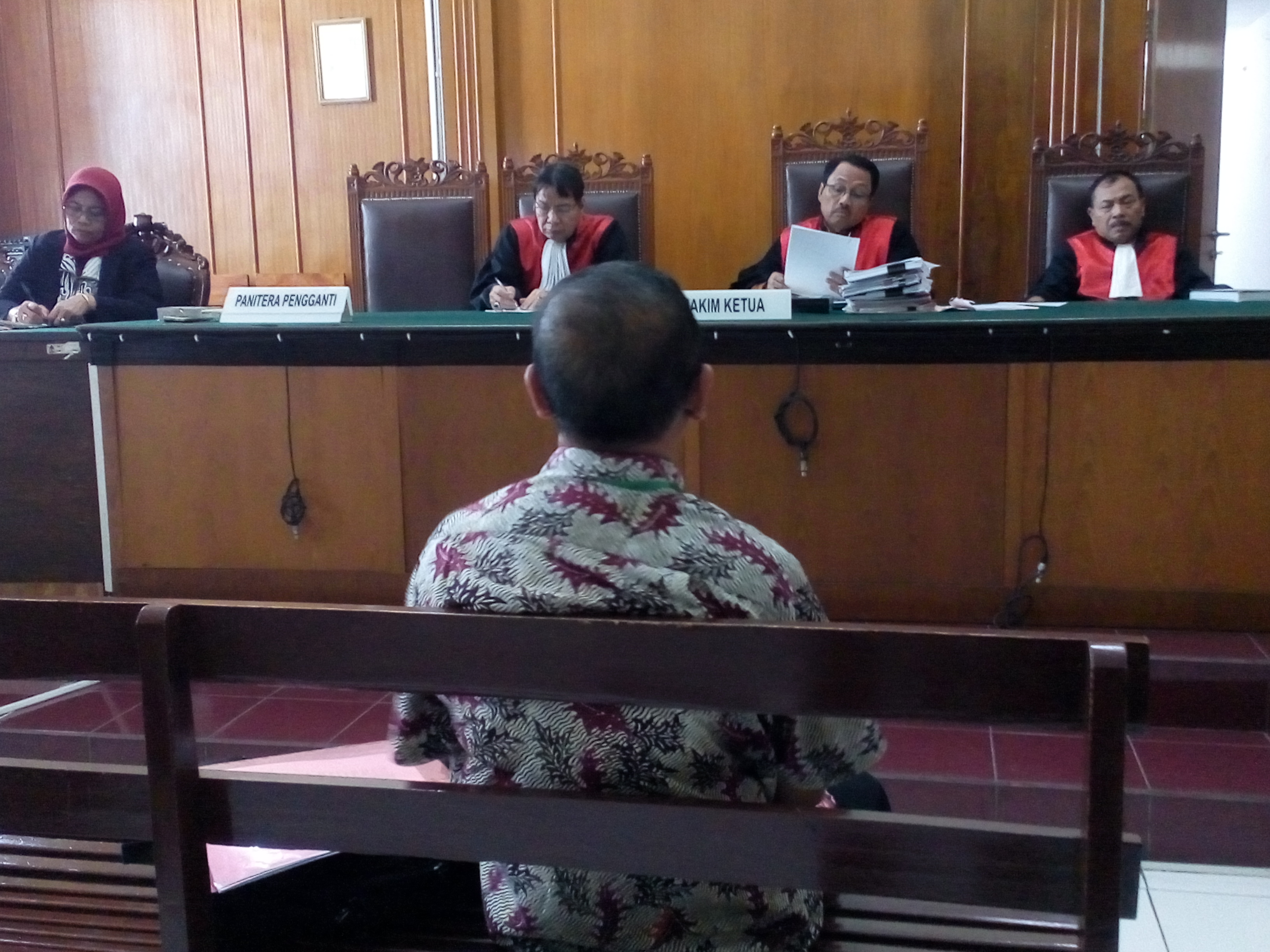 Saksi Ahli saat memberikan penjelasan dalam kesaksiannya