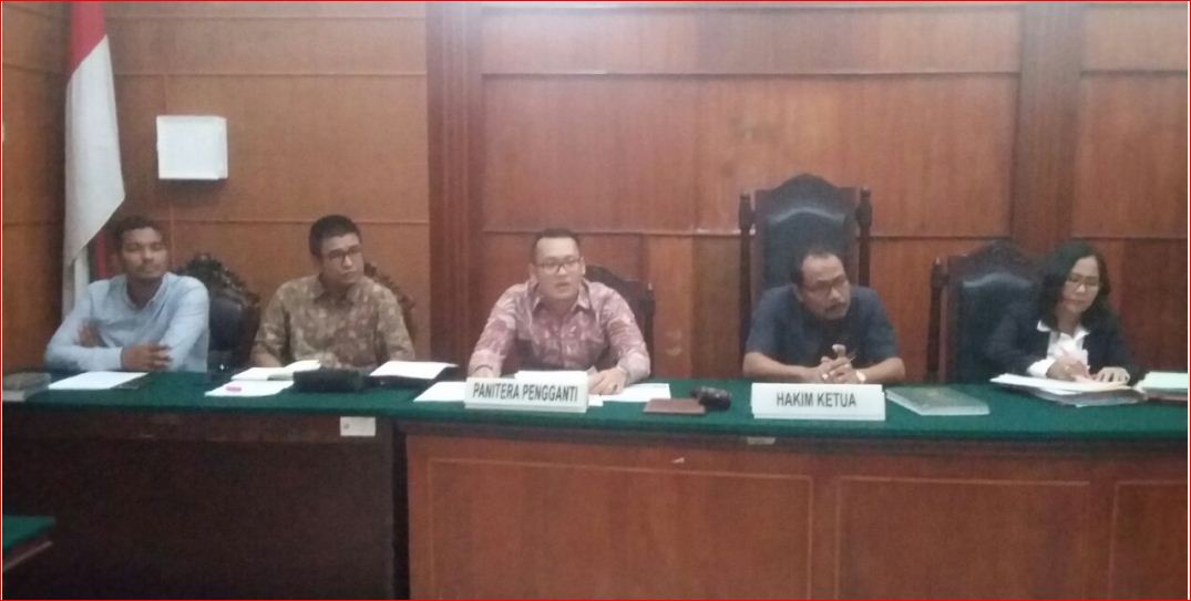Sidang perdana PKPU terhadap PT GTM oleh pembeli apartemen sedang berlangsung